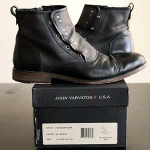 John Varvatos Hook & Eye Boots